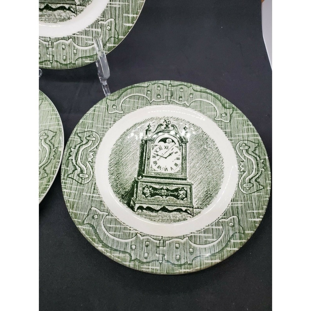 3 Vintage Royal China The Old Curiosity Shop 6.5" Bread & Butter Plates - Picture 4 of 9